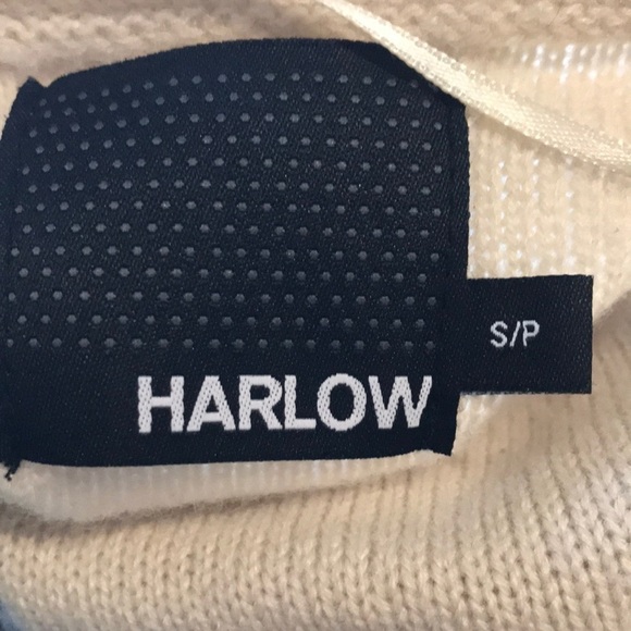 Harlow wool blend Open Front Cardigan with Fringe Black gray Cream Aztec Size S - Picture 12 of 13